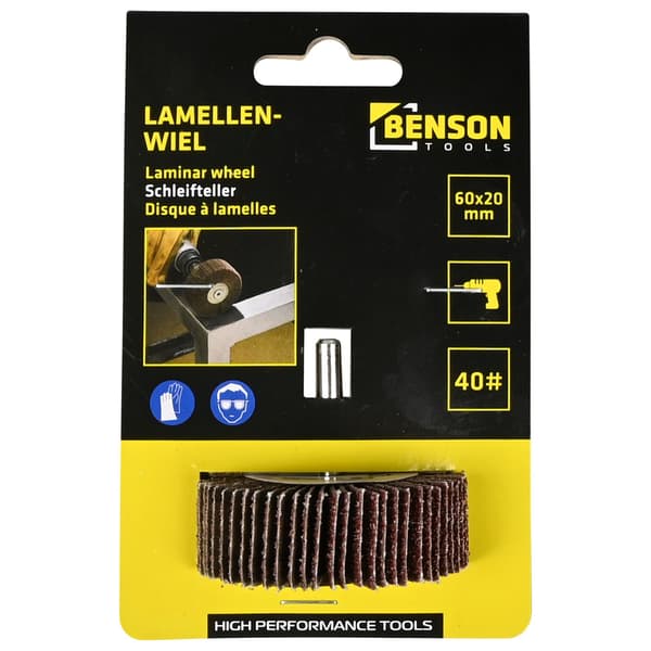 Lamellhjul 60 x 20 mm