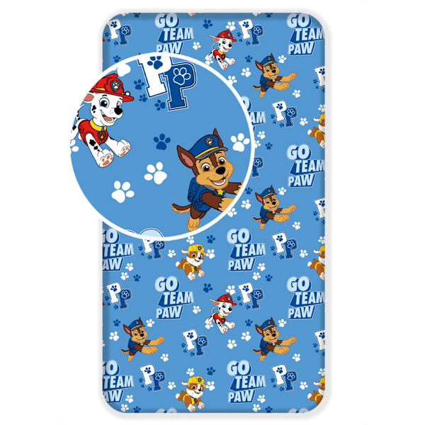 Paw Patrol Go Team påslakan 90x200 cm