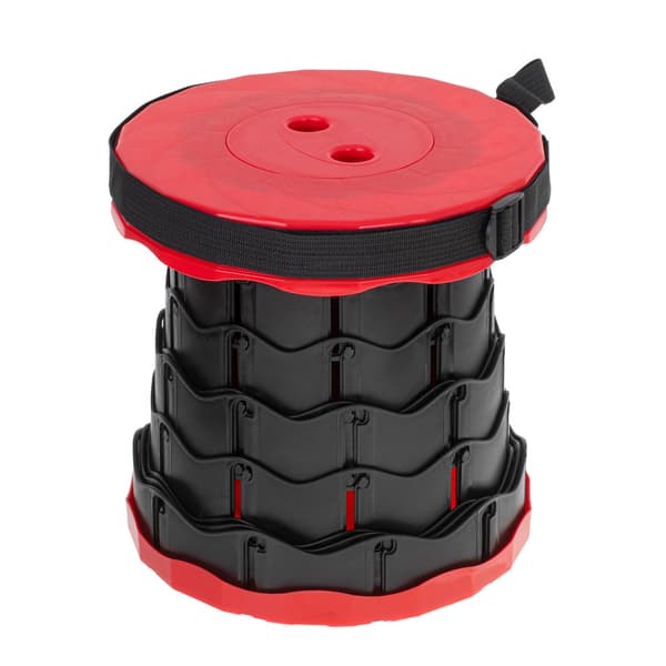 Hopfällbar Pall - Portabel Red