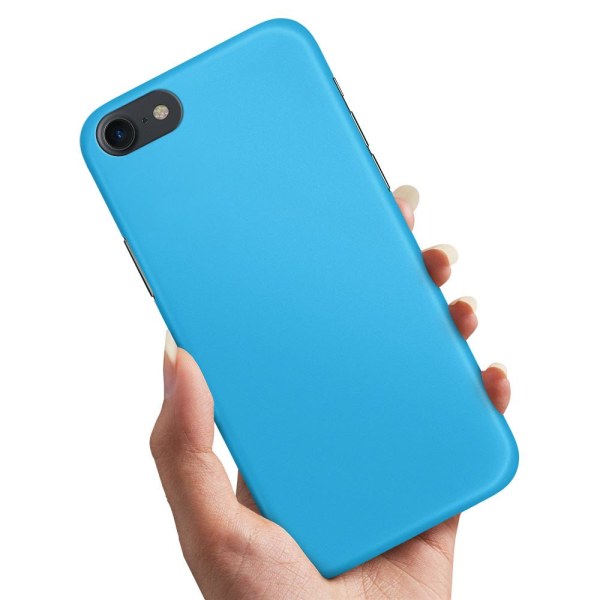 iPhone 7/8/SE - Cover/Mobilcover Lysblå Light blue