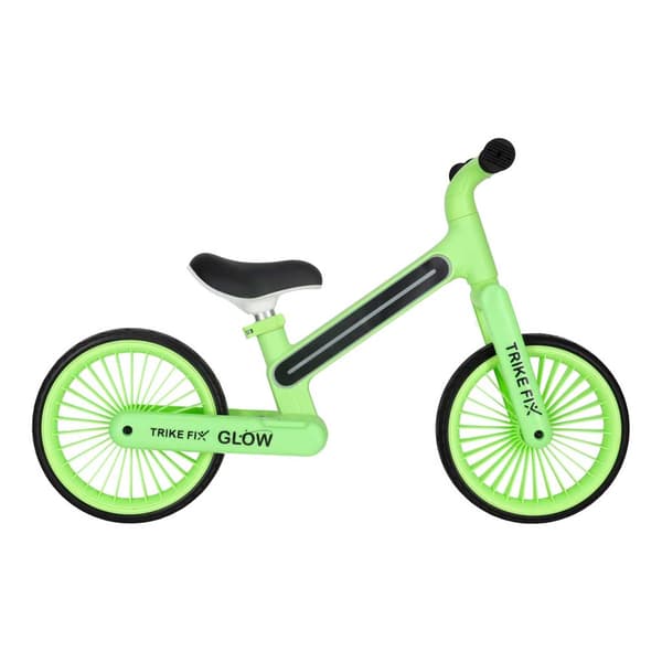 Balanscykel med LED för barn - Springcykel Light green