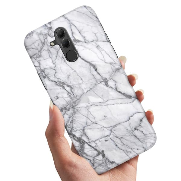 Cover / Mobilcover til Huawei Mate 20 Lite - Marmor Multicolor