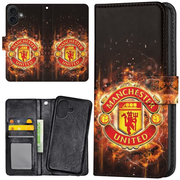 iPhone 17 - Plånboksfodral/Skal Manchester United