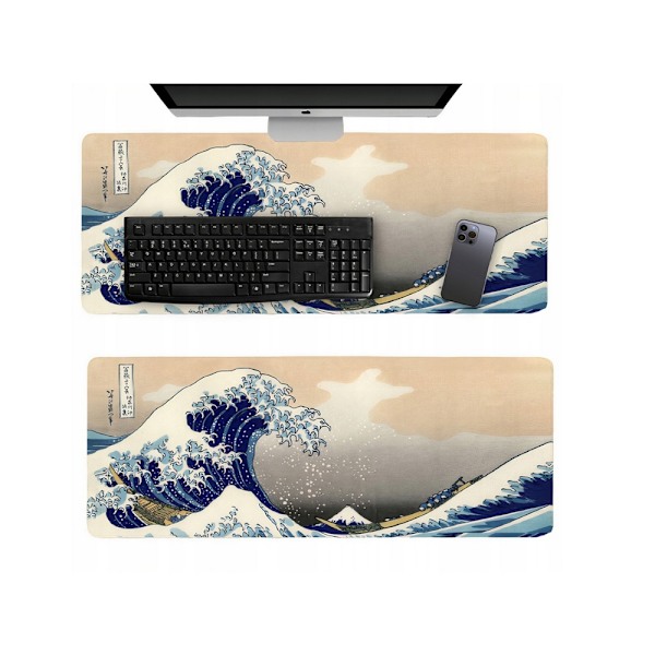 Musemåtte Bølge - 80x30 cm – Gaming