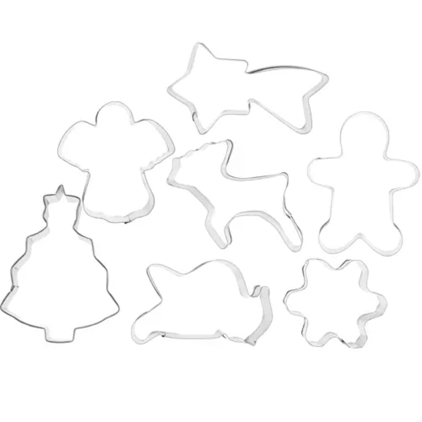 Pepparkaksform / Kakform - 7-delar
