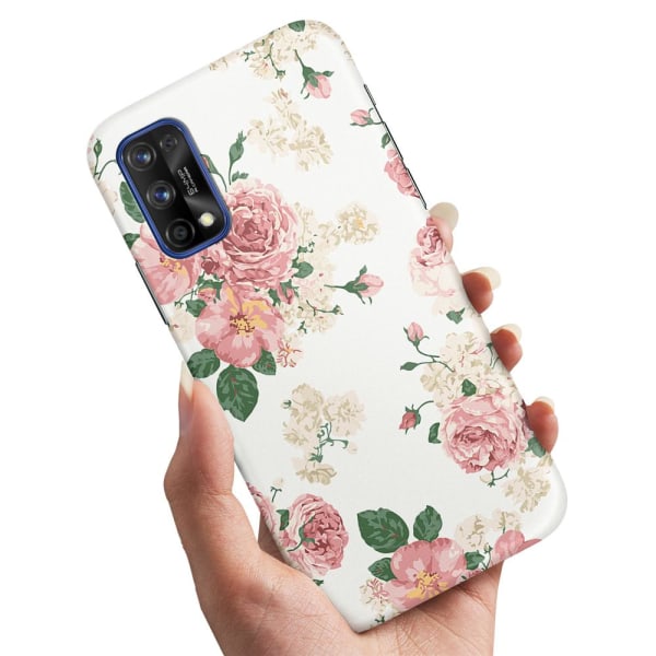 Realme 7 Pro - Deksel/Mobildeksel Retro Blomster