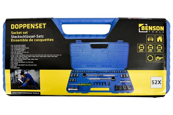 Hylsnyckelset 52 delar
