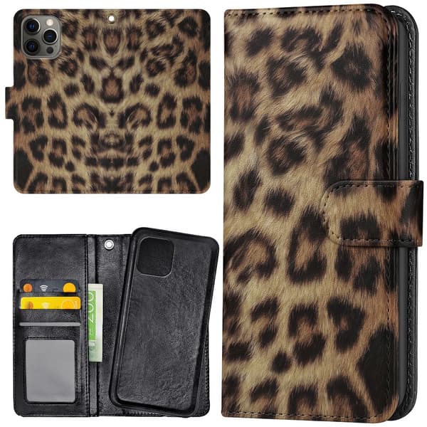 iPhone 14 Pro Max - Lompakkokotelo/Kuoret Leopard