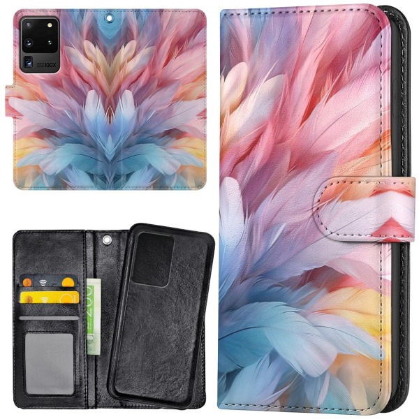 Samsung Galaxy S20 Ultra - Mobilcover/Etui Cover Feathers