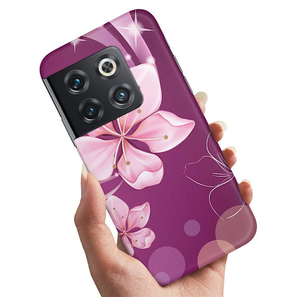 OnePlus 10T - Skal/Mobilskal Vit Blomma