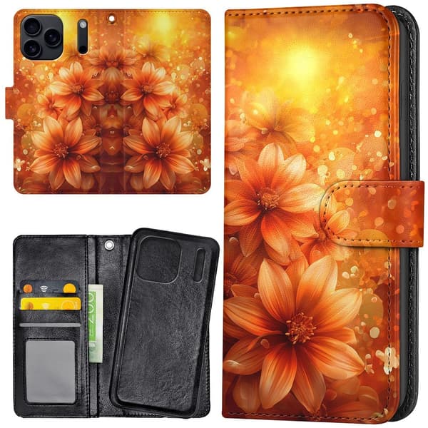 iPhone 17 Pro Max - Lompakkokotelo/Kuoret Flowers