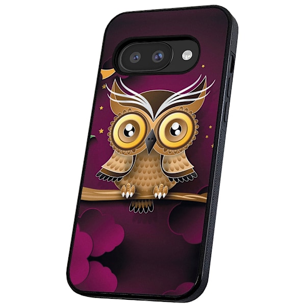 Google Pixel 9A - Kuoret/Suojakuori Vaaleanruskea Pöllö
