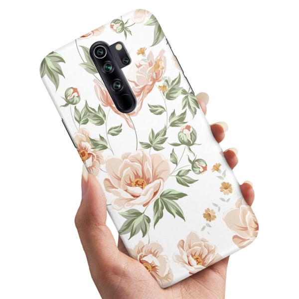 Xiaomi Redmi Note 8 Pro - Cover/Mobilcover Blomstermønster