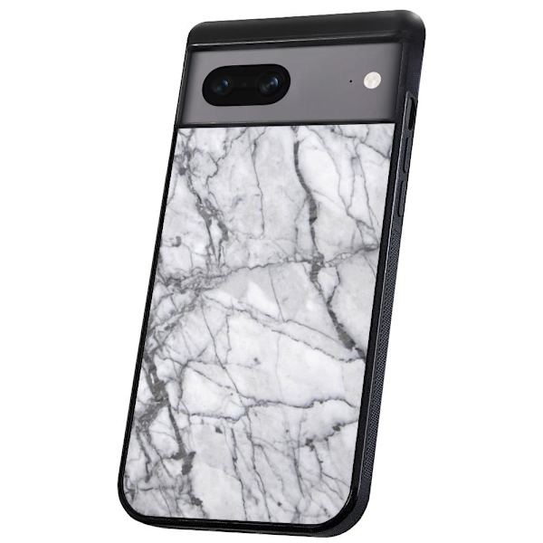 Google Pixel 7 - Deksel/Mobildeksel Marmor