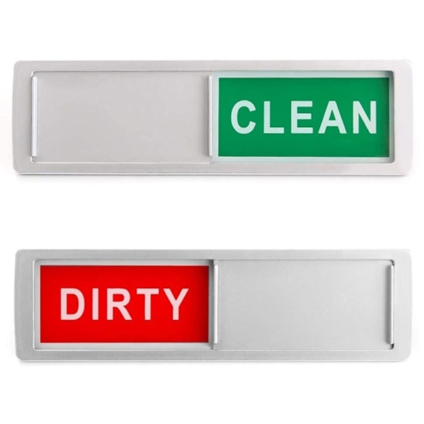Magnet / Skylt för diskmaskin – Clean / Dirty