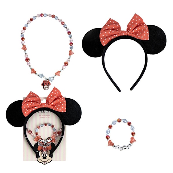 Disney Mimmi Pigg Öron Smycken och Hårband Set