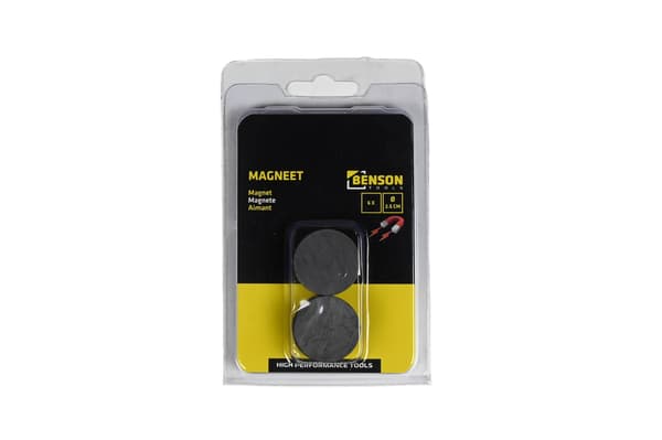Magnet 25 mm 6 st rund