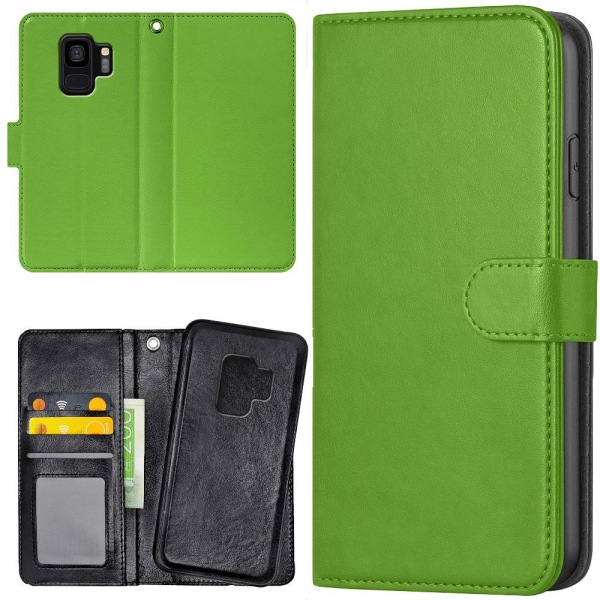 Samsung Galaxy S9 - Mobilcover/Etui Cover Limegrøn Lime green