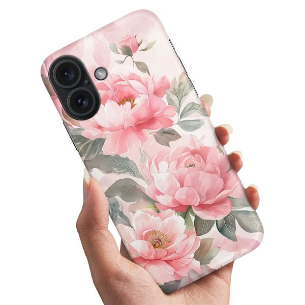 Deksel / Mobildeksel til iPhone 16 - Flowers