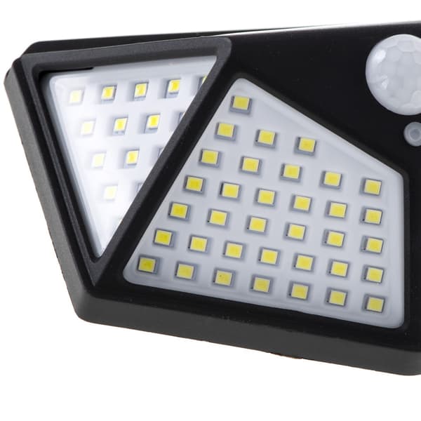 Solcellslampa med rörelse- och skymningssensor 100 LED