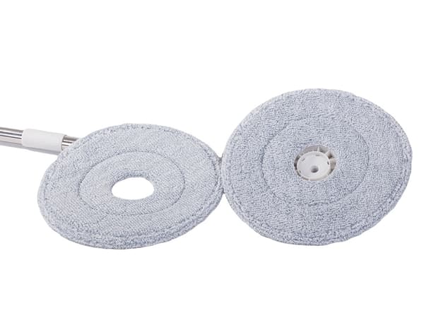 Roterande mopp - 2 mikrofiberdukar och hink