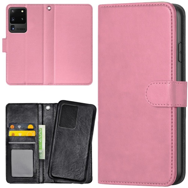 Samsung Galaxy S20 Ultra - Mobilcover/Etui Cover Lysrosa Light pink