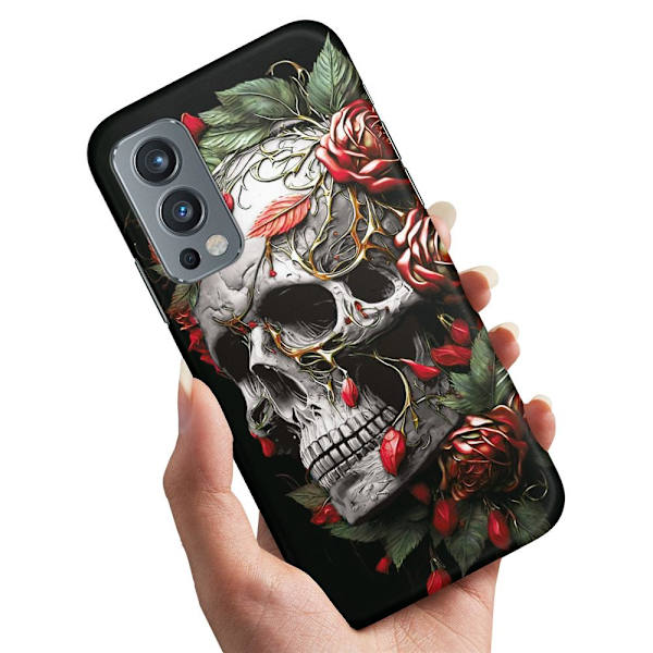 OnePlus Nord 2 5G - Kuoret/Suojakuori Skull Roses