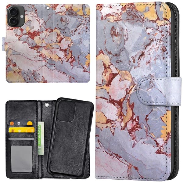 iPhone 16 - Lompakkokotelo/Kuoret Marmori
