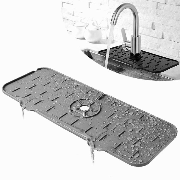 Sprutbeskyttelse Teppe til vask - Kjøkken & bad Grey b496 | Grey | 155 |  Fyndiq