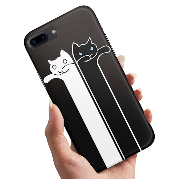 Deksel / Mobildeksel til iPhone 7 / 8 Plus - Avlange Katter