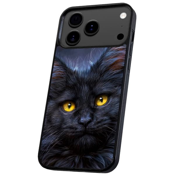 iPhone 17 Pro - Deksel/Mobildeksel Svart Katt