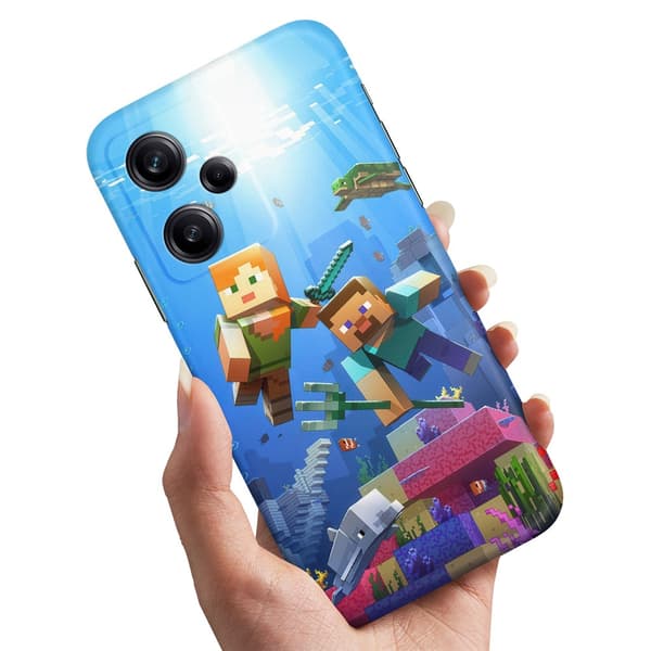Deksel / Mobildeksel til Xiaomi Redmi Note 12 5G - Minecraft