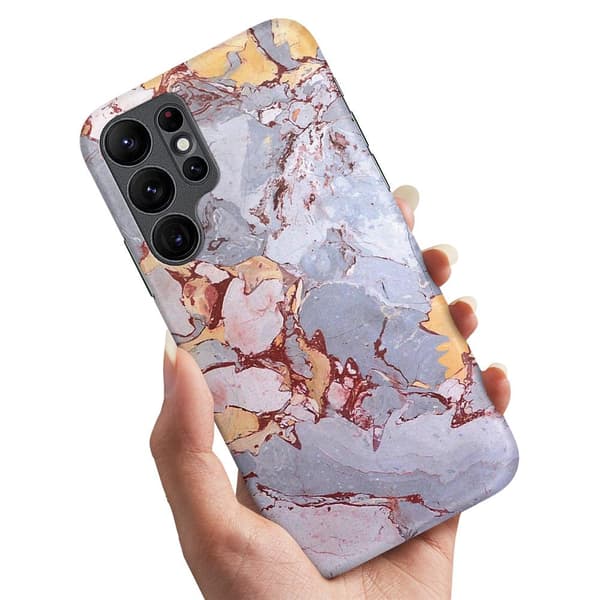 Deksel / Mobildeksel til Samsung Galaxy S22 Ultra - Marmor Multicolor