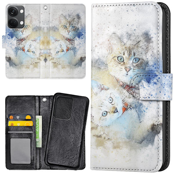 OnePlus Nord 3 5G - Lommebok Deksel Katter