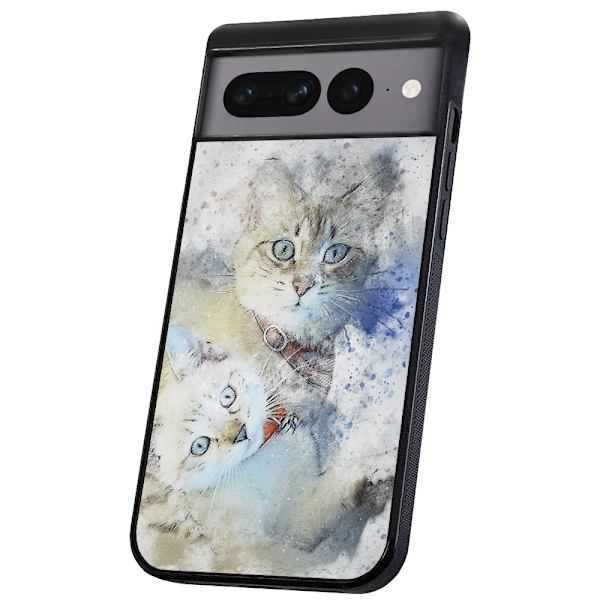 Google Pixel 8A - Skal/Mobilskal Katter