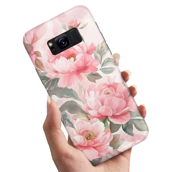 Deksel / Mobildeksel til Samsung Galaxy S8 Plus - Flowers