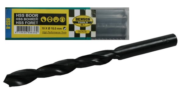 HSS-borr 10.0 mm 10 st