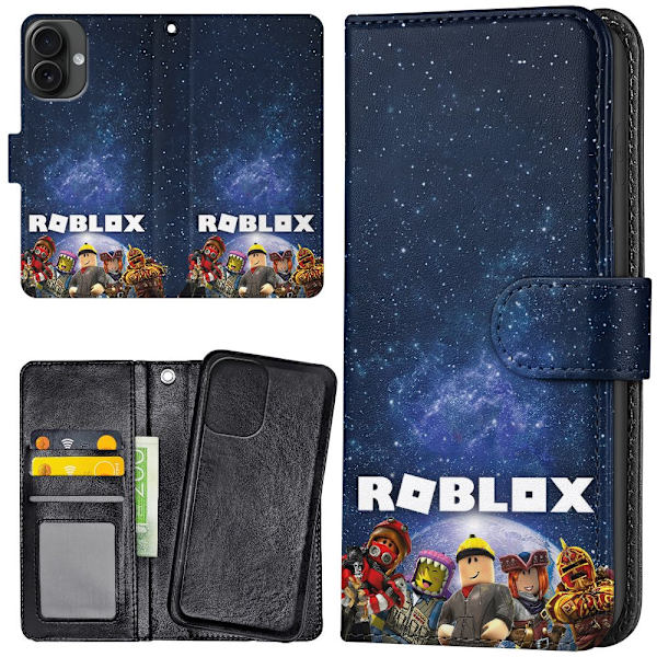 iPhone 16 Plus - Lommebok Deksel Roblox