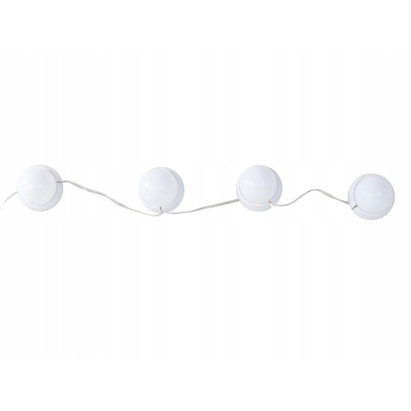 10st LED-lampor till Sminkspegel Sminkbord - Fäst runt spegel