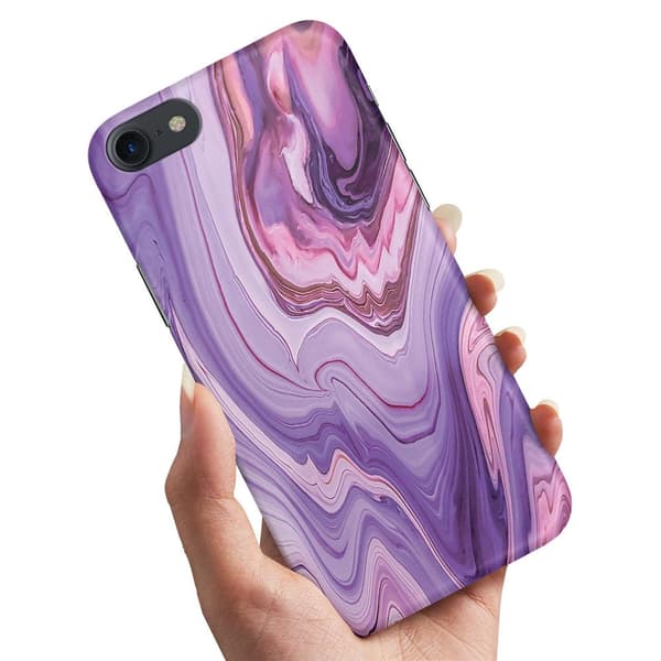 Skal / Mobilskal till iPhone 6 / 6s - Marmor multifärg