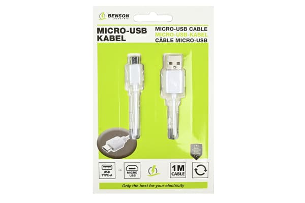 USB micro-USB kabel 1 m