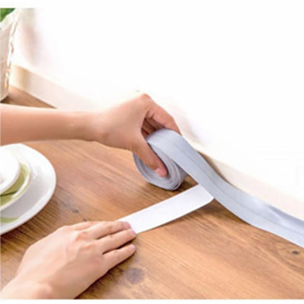 Tætningstape til Køkken & Badeværelse / Tape (22mm x 3,2m) – Grå Grey