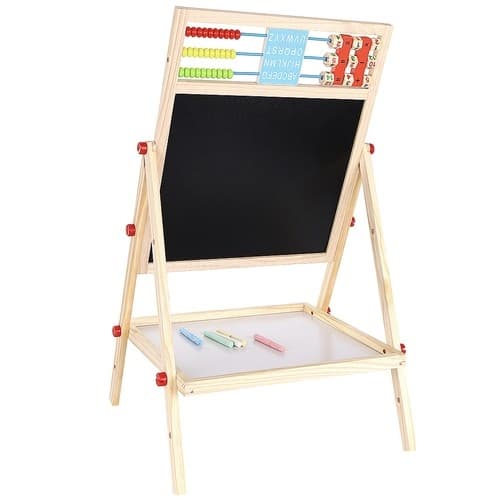 Whiteboard/Blackboard Tavla för Barn - Dubbelsidig