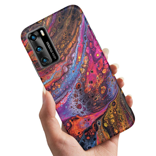 Huawei P40 - Cover/Mobilcover Psykedelisk