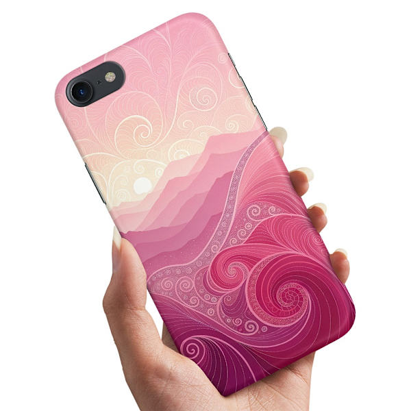 Deksel / Mobildeksel til iPhone 6 / 6s Plus - Pink Hills