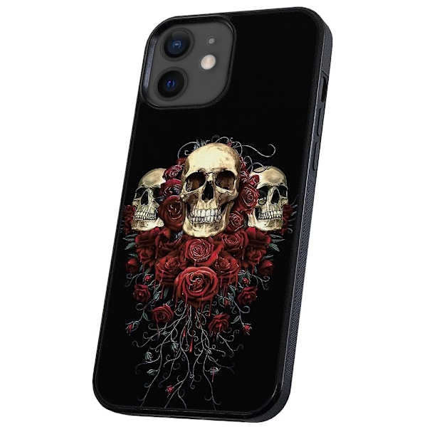 iPhone 12 Mini - Deksel/Mobildeksel Skulls