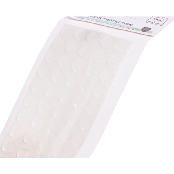 Gummiknotter / Dempere for Lokk (8 mm x 50 stk) - Demp lyd Transparent