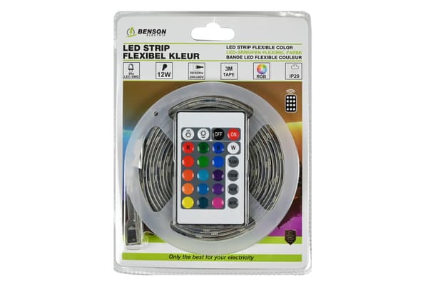 LED-list flexibel färg 3 m