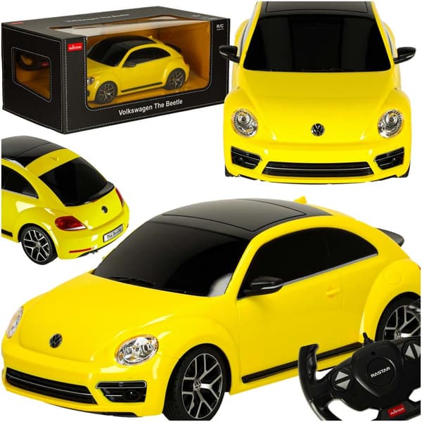 RC Bil 1:14 Volkswagen Beetle Gul