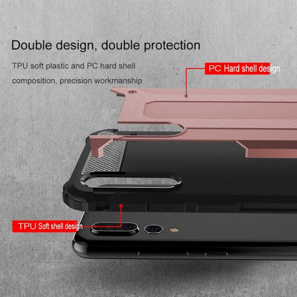 Xiaomi Mi 9 - Skal/Mobilskal - Tough Pink